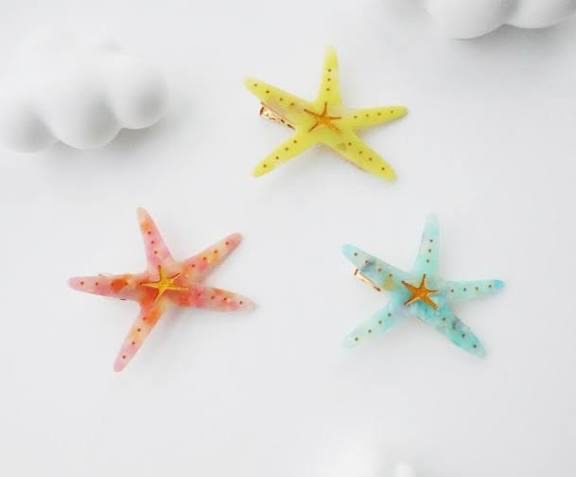海星 髮夾 鴨嘴夾
