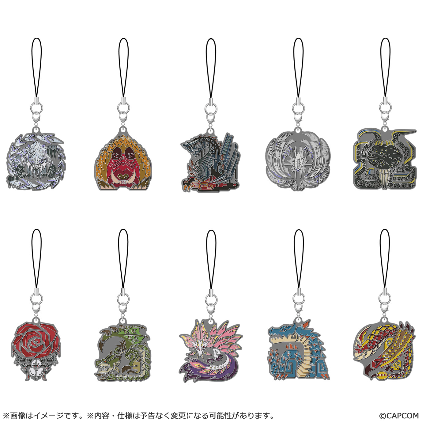 <隨機發貨>MONSTER HUNTER WILDS 金屬鑰匙圈 Vol. 2(單個)
