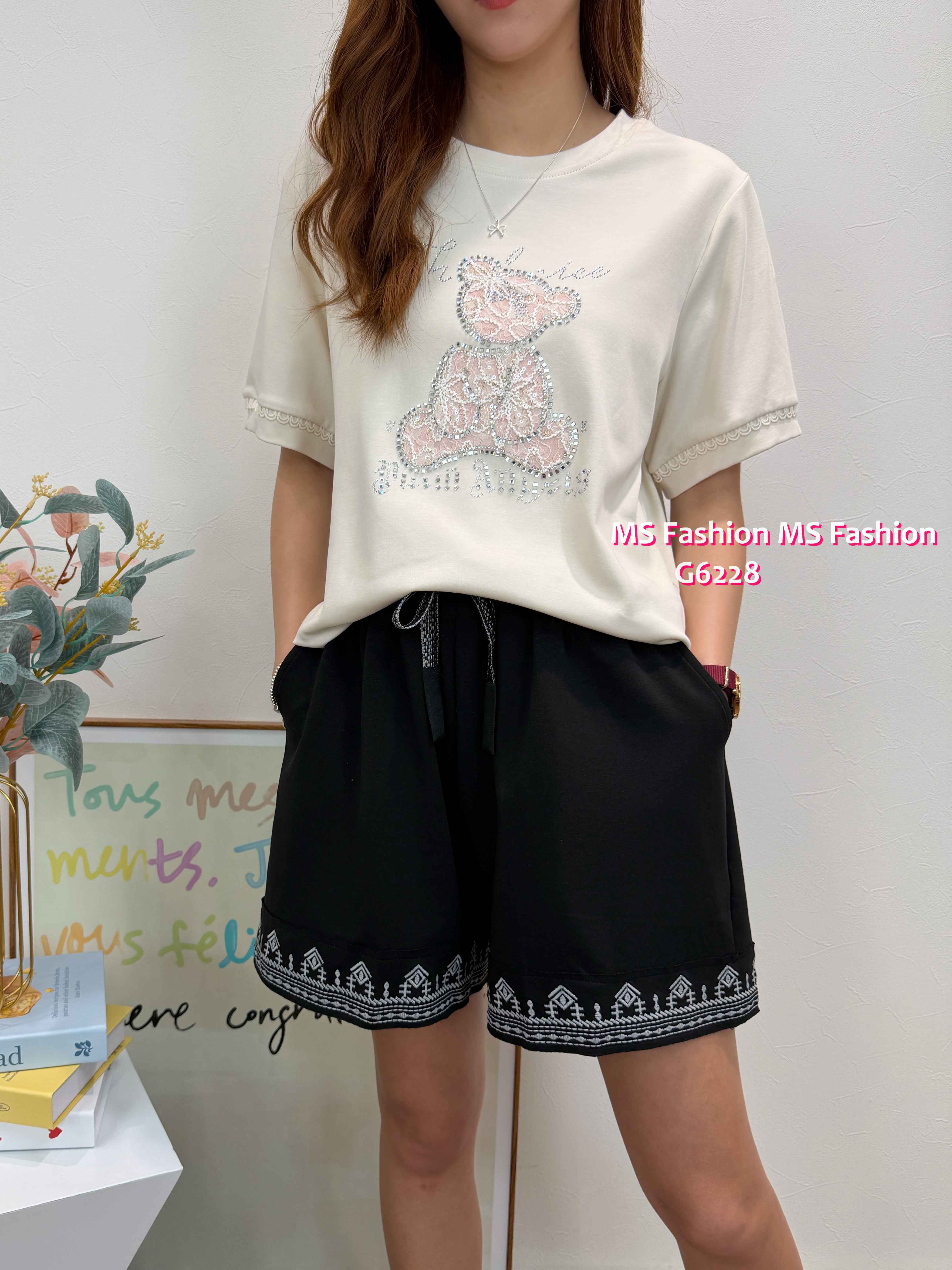 G6228 韓國🇰🇷lace熊啤啤top