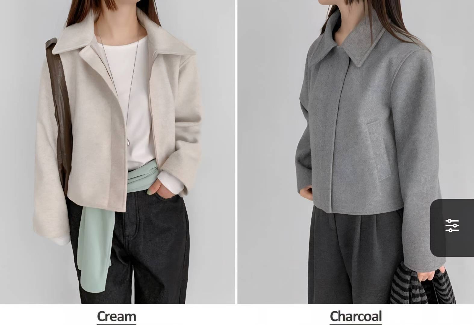 【 Goodbye Winter❄️ | 實穿性極高！知性小反領夾棉拉鍊絨布外套💭🤍 】 Classic Zip Up Outer(三色入)