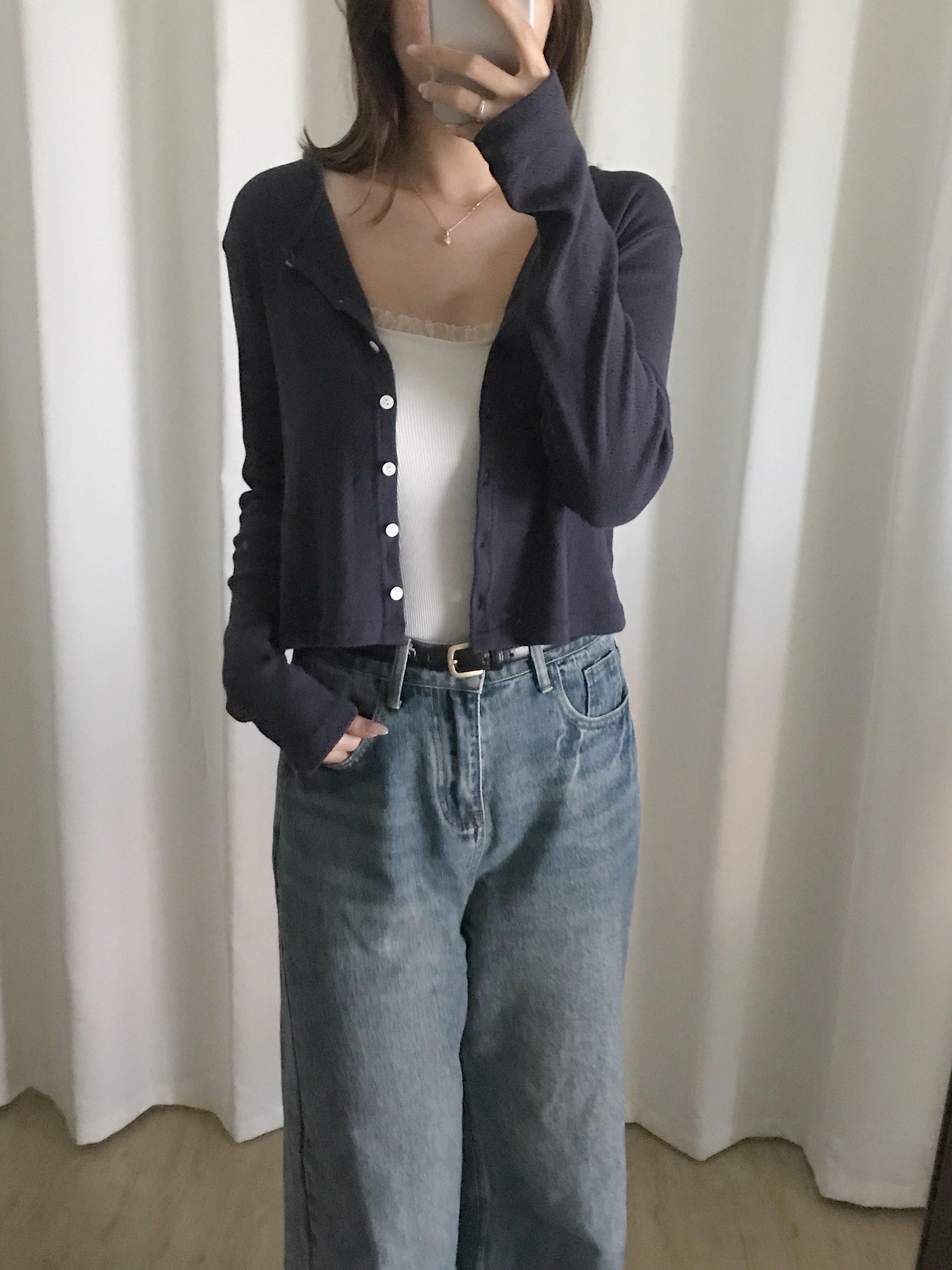 圓領棉質通花小外套(八色入)