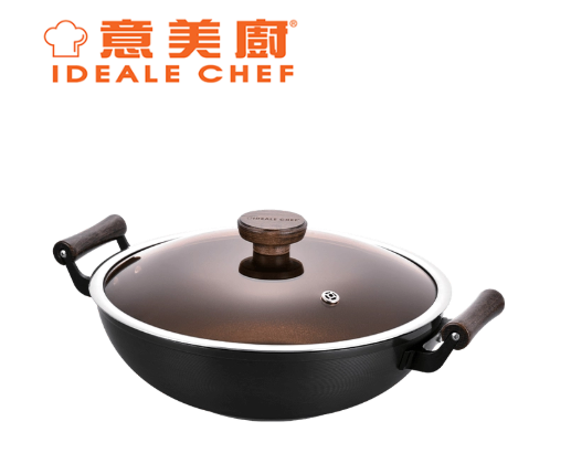 IC40932W/32CM雙耳鑊連玻璃蓋(Y)