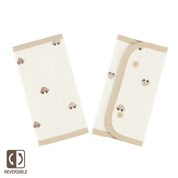 🇯🇵預訂 日本直送🇯🇵車車刺繡雙面絎縫孭帶咬巾肩巾