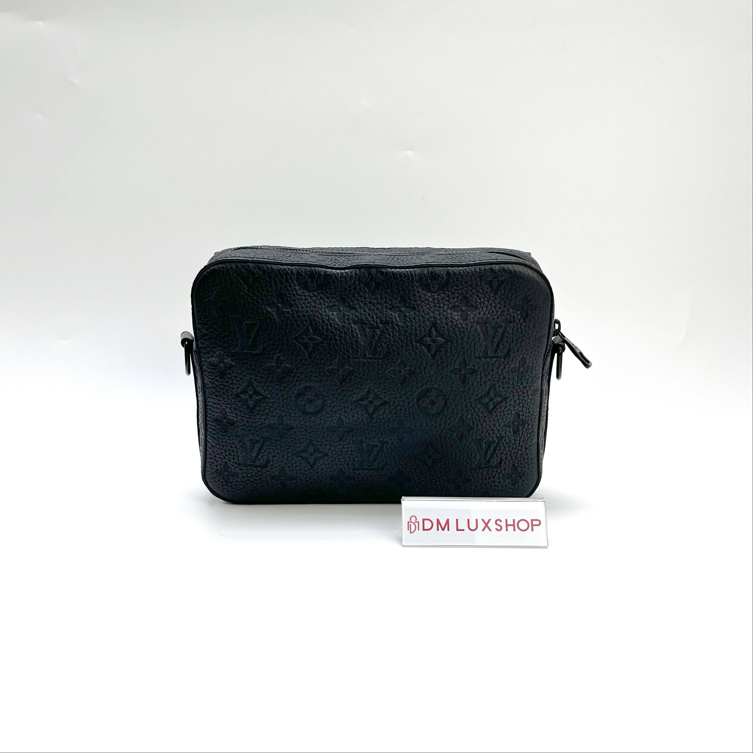 LV Taurillon Steamer Messenger Bag 