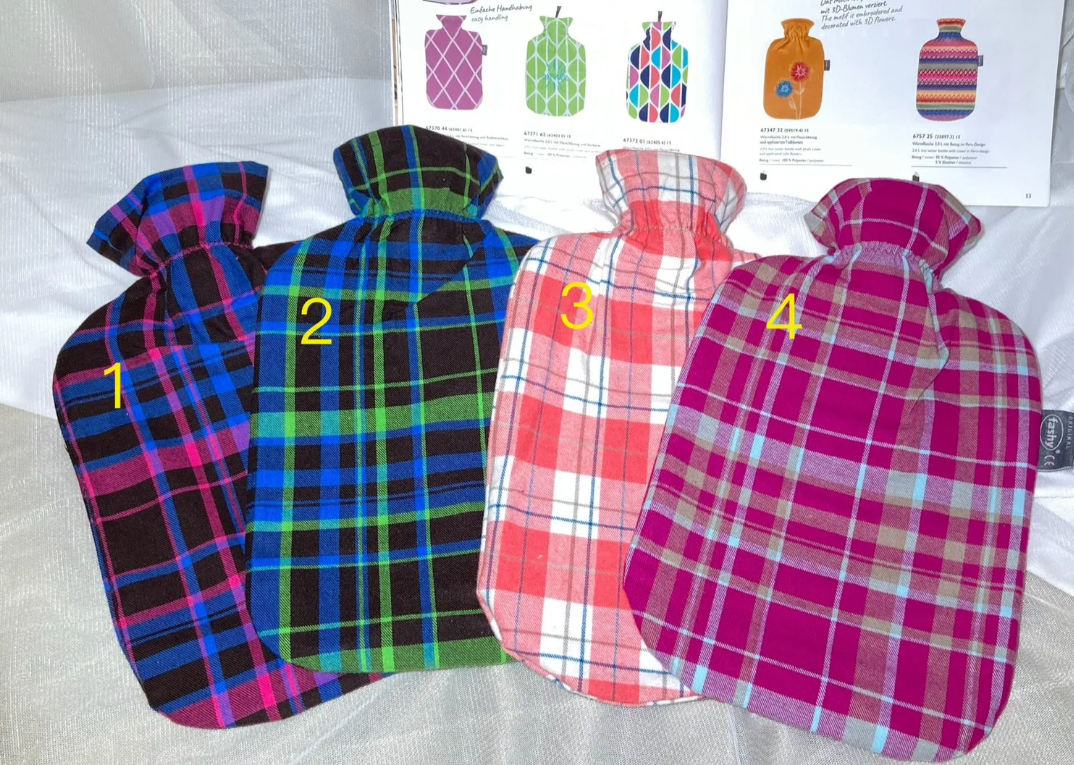 6536/2L德國FASHY格仔布套面暖水袋