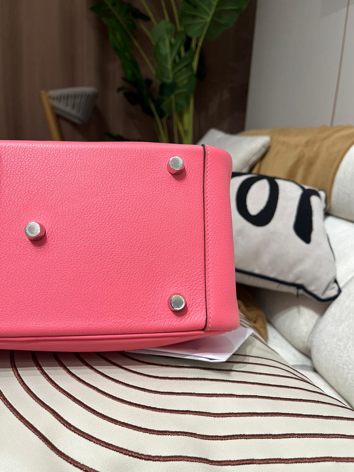 HERMES LINDY 26,8W 杜鵑粉STAMP A 100%Authentict,98%new ✅收據副本 ✅dust bag ✅BOX 