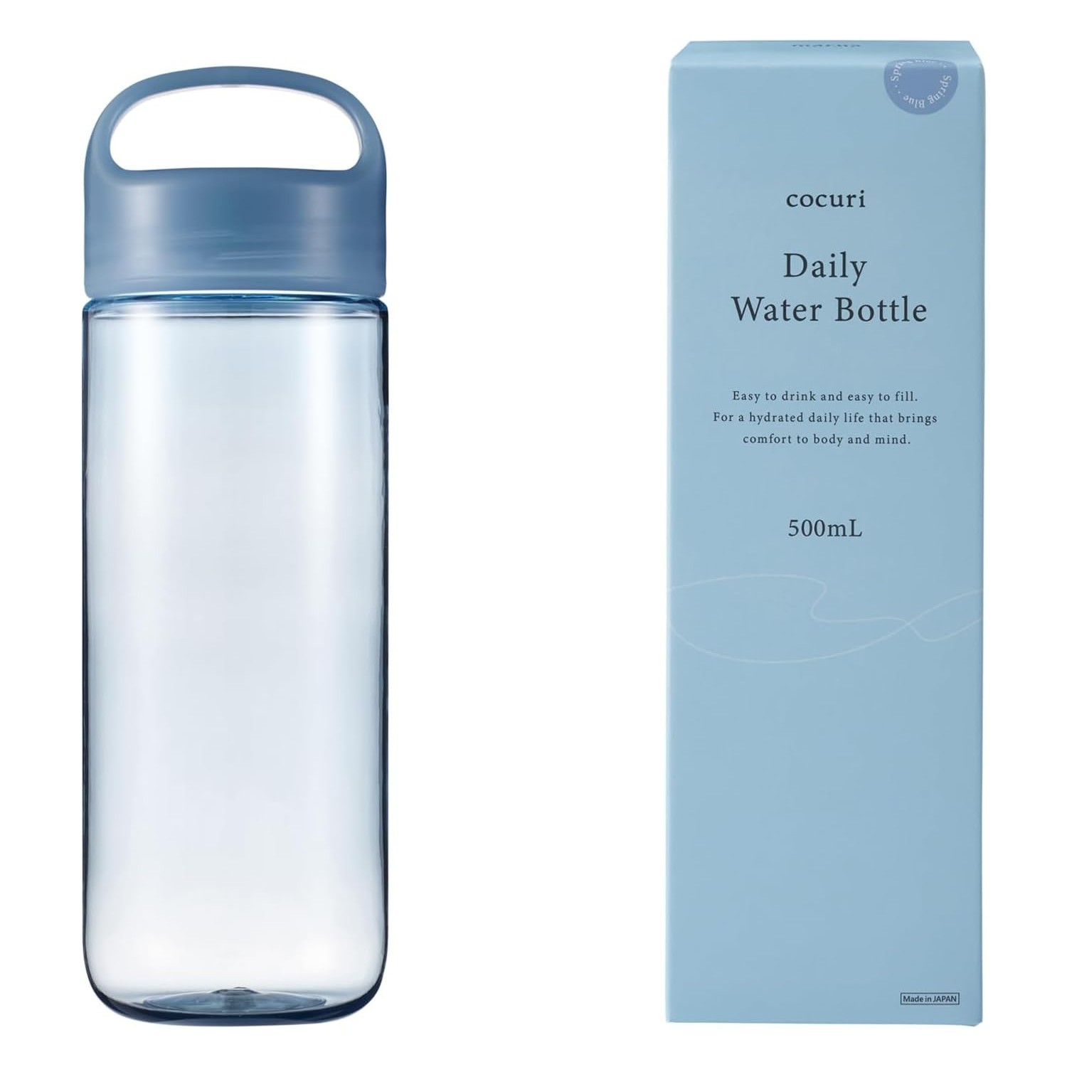 🔥🔥【日本製《MARNA》cocuri Daily 無膠圈輕量水樽】500ml
