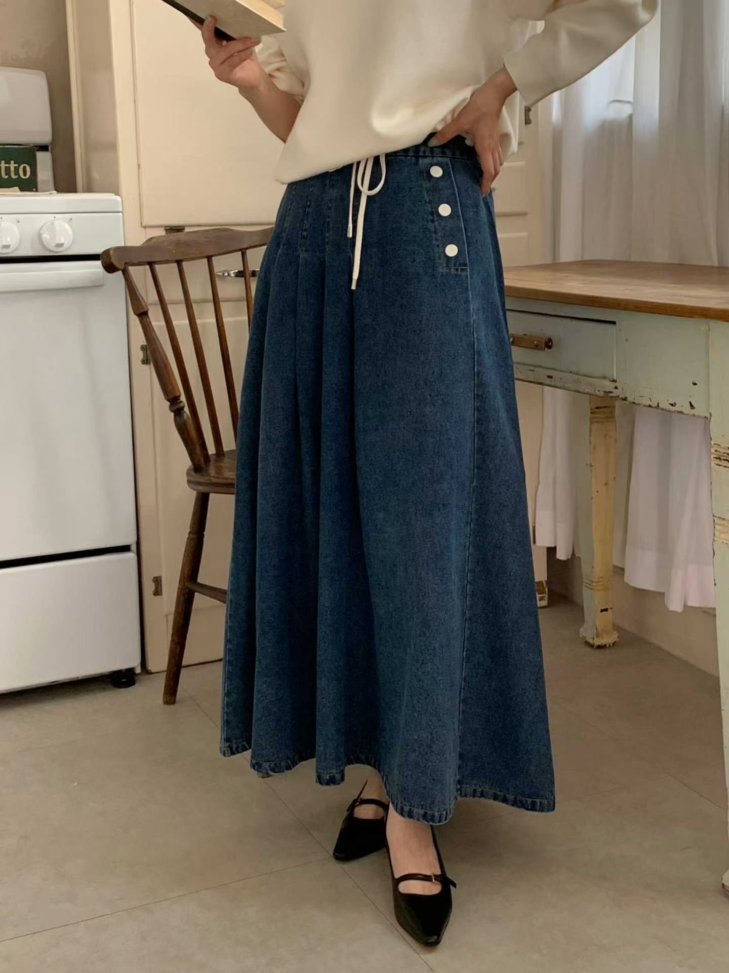 CT30 半截牛仔裙