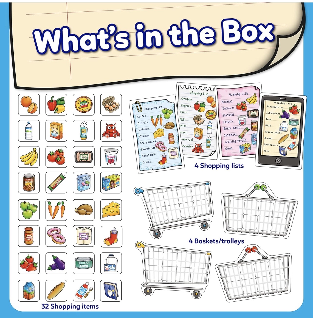 英國Orchard Toys Shopping List 桌面遊戲