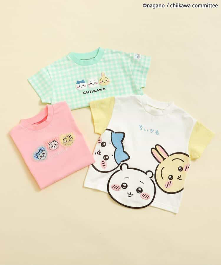 🇯🇵預訂 日本直送🇯🇵Apres les cours x Chiikawa系列三色人物貼花短袖T恤