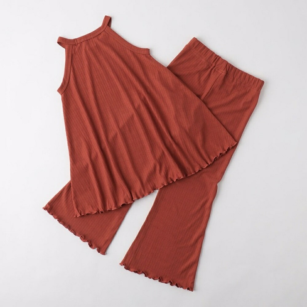 🆕【⭐訂購⭐】  🇯🇵日本直送 🌀女童喇叭吊帶背心+長褲套裝  [3款選] 🌀 [ELCA-0231][260525]