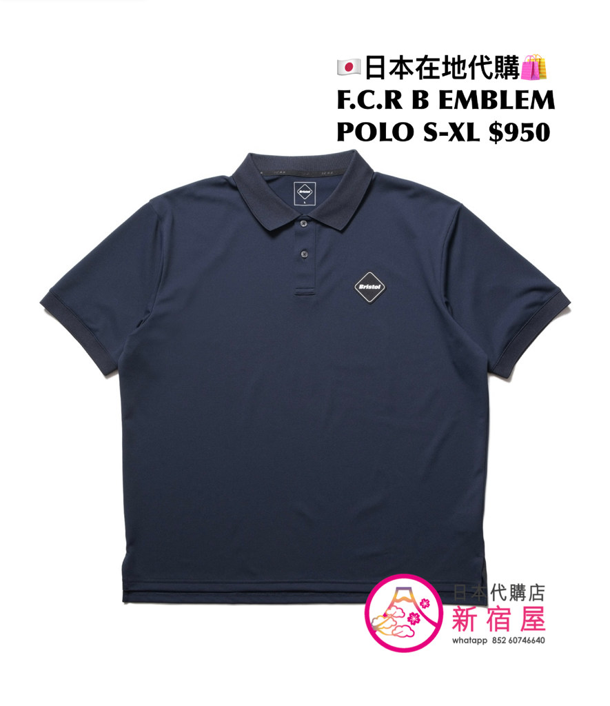 F.C.REAL BRISTOL EMBLEM POLO