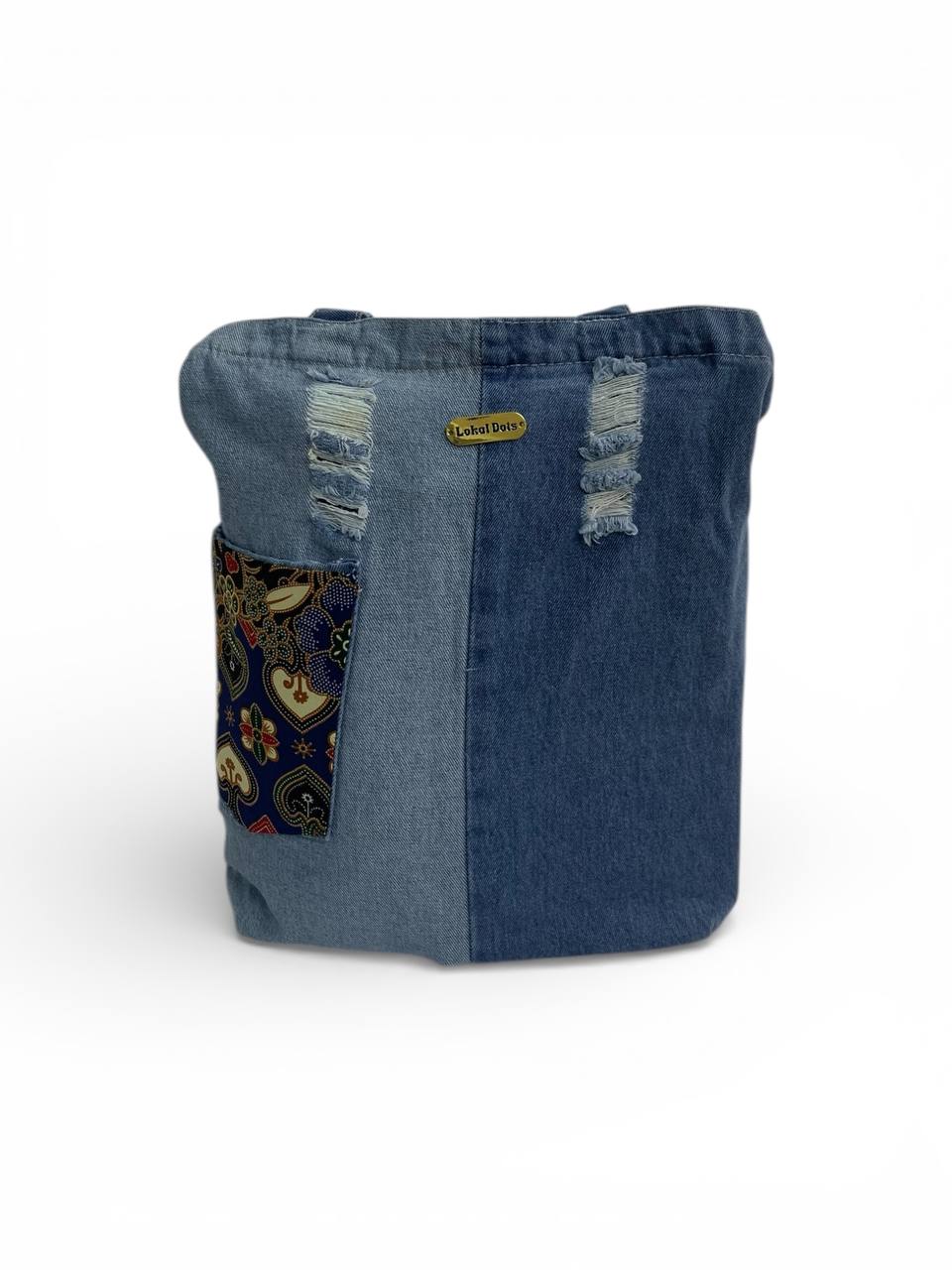 LD070 - Batik Jeans Bag 