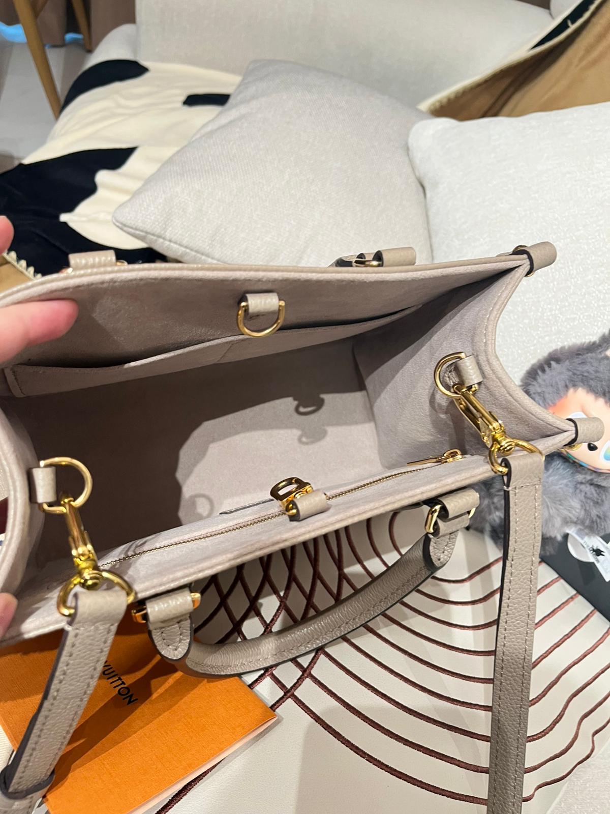 Lv OnTheGo pm M45779 Empreinte Calfskin 牛皮 100%Authentic, 98%New ✅NFC✅收據✅Dust bag✅Box