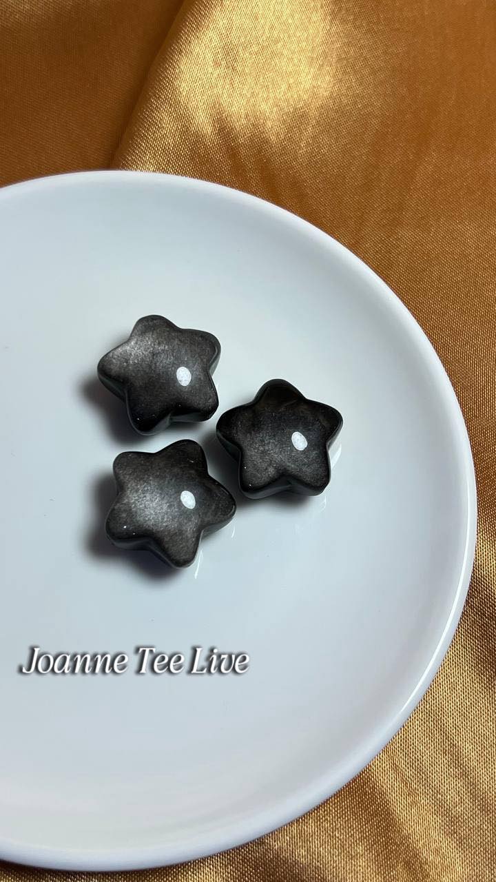 高等级 银耀石 星星 路路通 配件