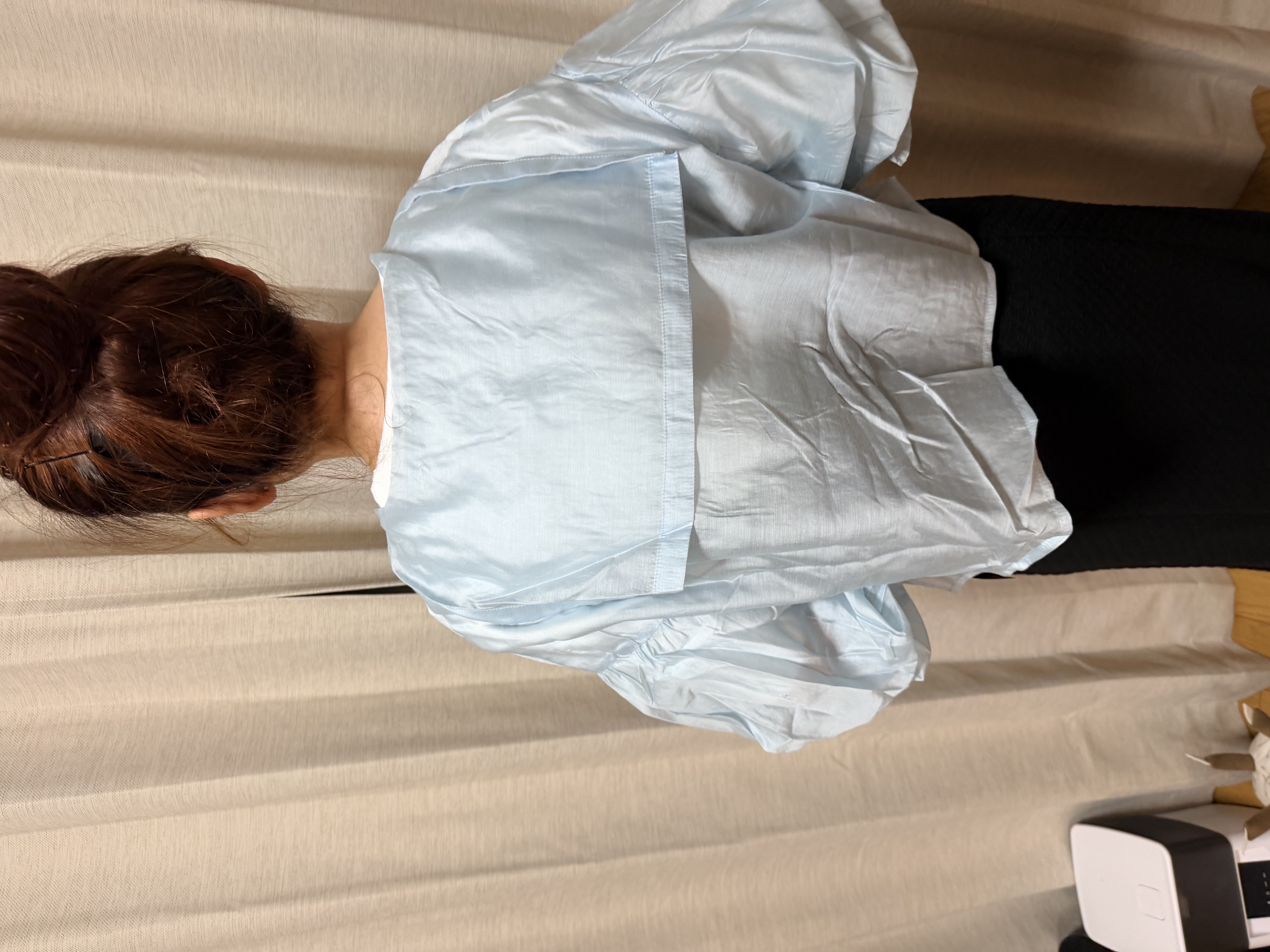 藍色外套+黑色吊帶連身裙 Set