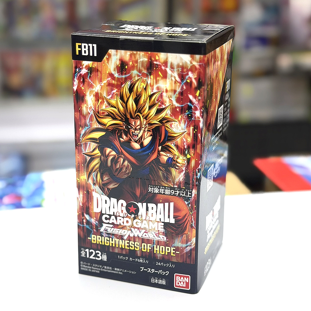 (預訂訂金 $100 / $1500) (總價 $305 / $3660) Bandai Dragon Ball Super Card Game Fusion World Booster Pack (FB11) 龍珠超卡牌遊戲 融合世界 擴充包 第十一彈 (原盒24包 / 原箱12盒) (行版) 