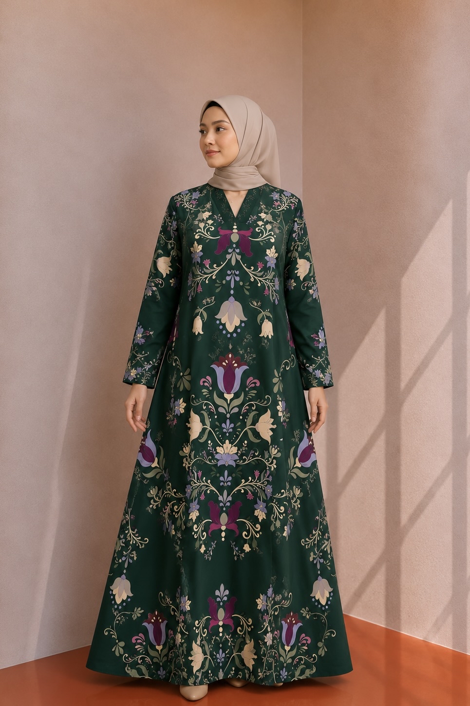 CAMELIA in Emerald Green