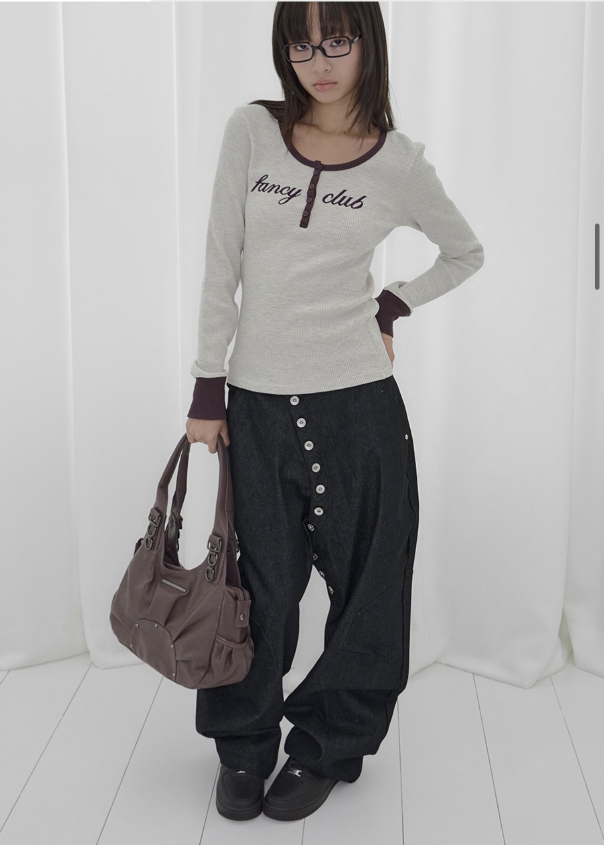 Fancyclub RANMA HOBO BAG (PLUM) F26QE983