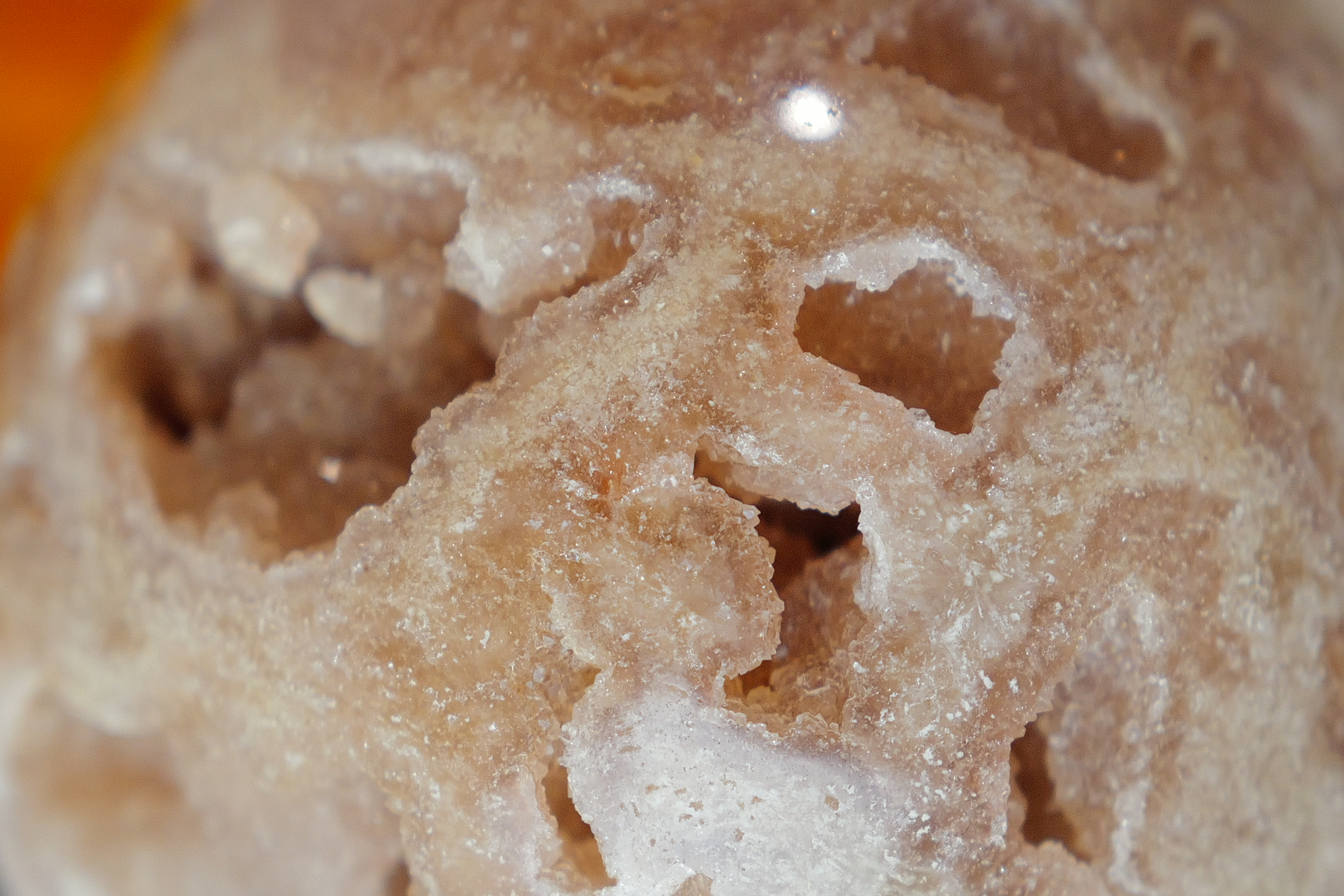 ༒ 6.7cm粉紅紫水晶 晶牙晶洞球༒ PA*7038CA8G3ms-RA19*5ET