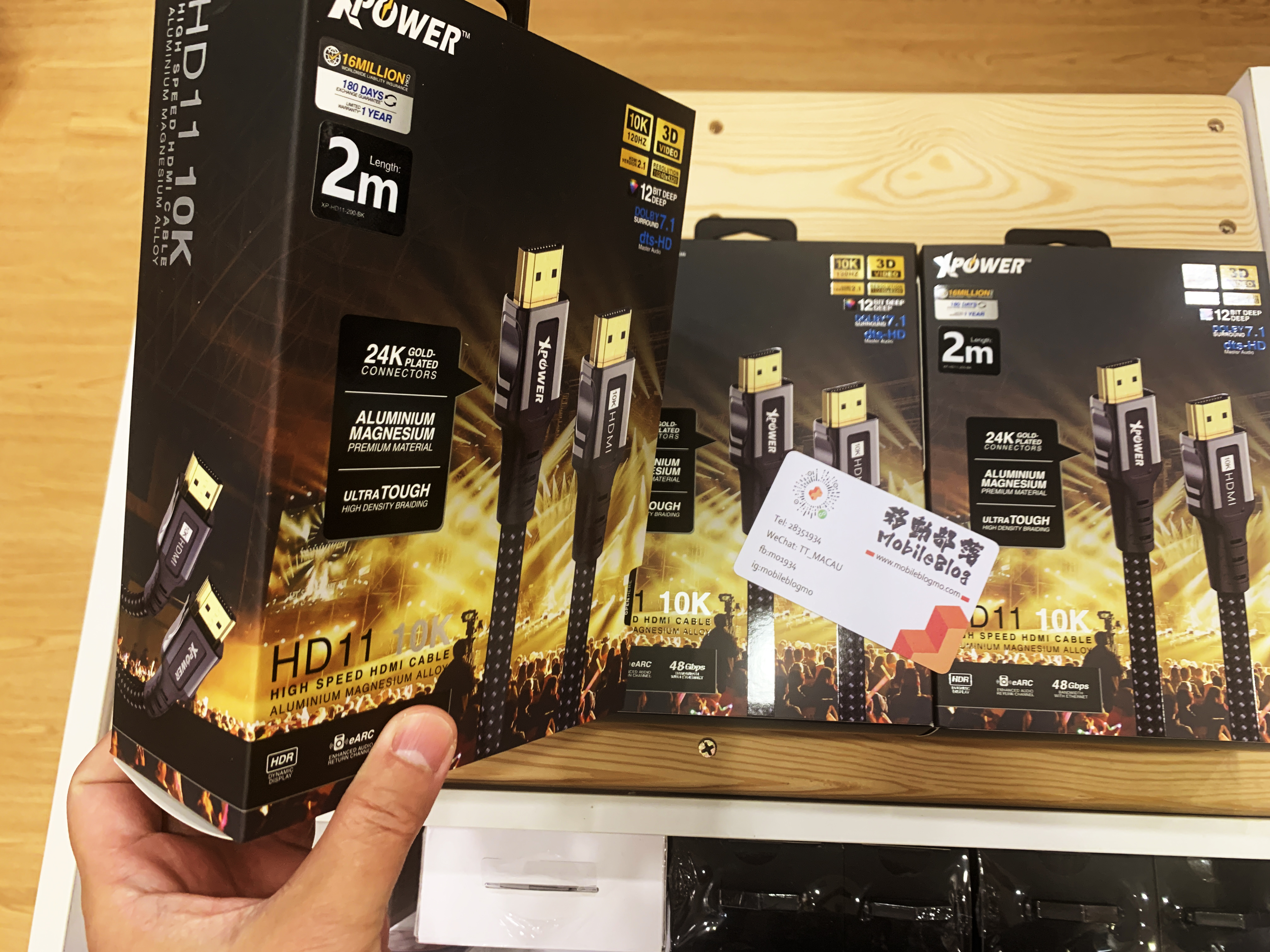 Xpower HD11 2m 10k HDMI線