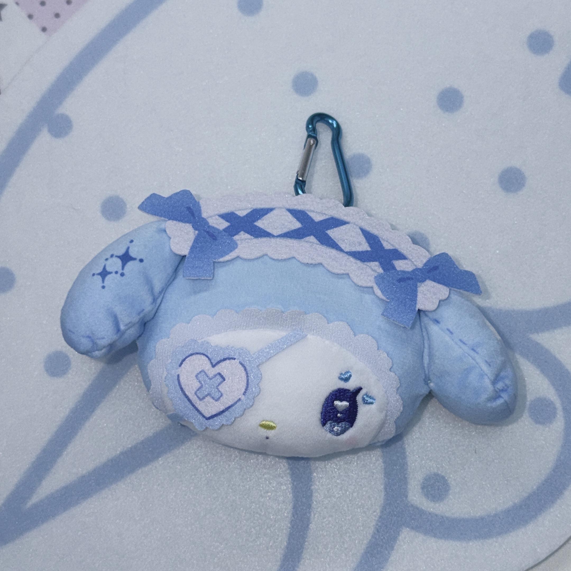 水色 Melody大頭Pouch