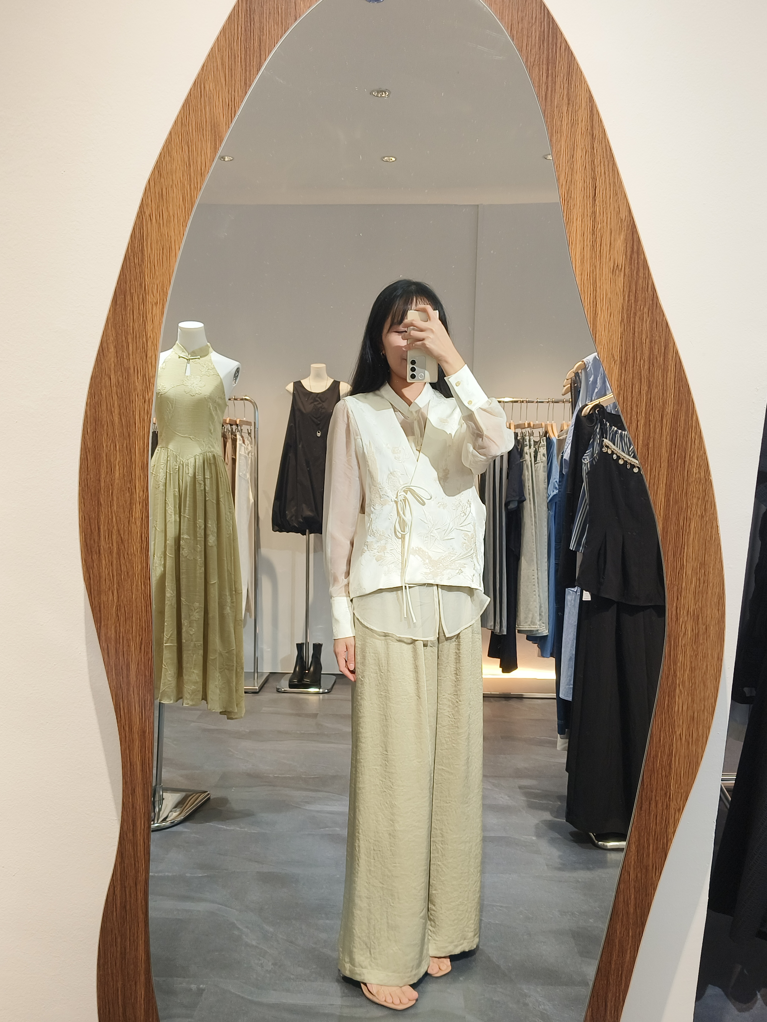 缎面丝滑垂感长裤