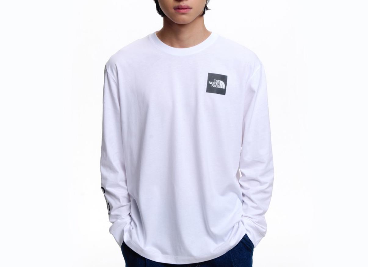 TNF Core EX 長袖Tee white Size Xs-xxl