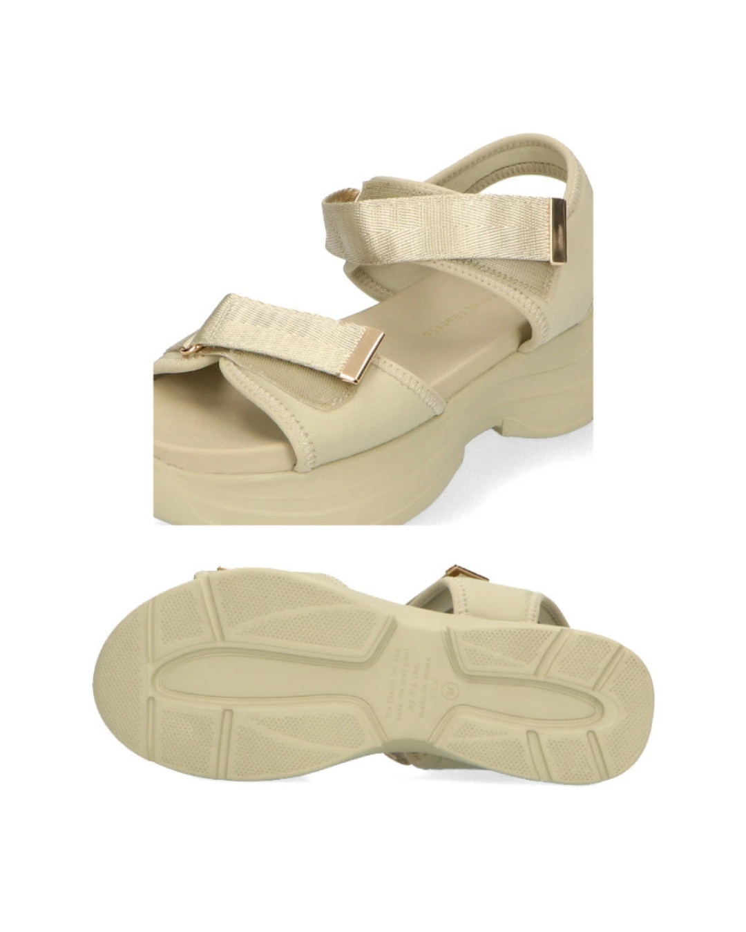 日本代購【 2026新商品 日本直送 ORiental TRaffic 超輕量厚底魔術貼運動涼鞋 Lightweight Platform Sports Sandals 】