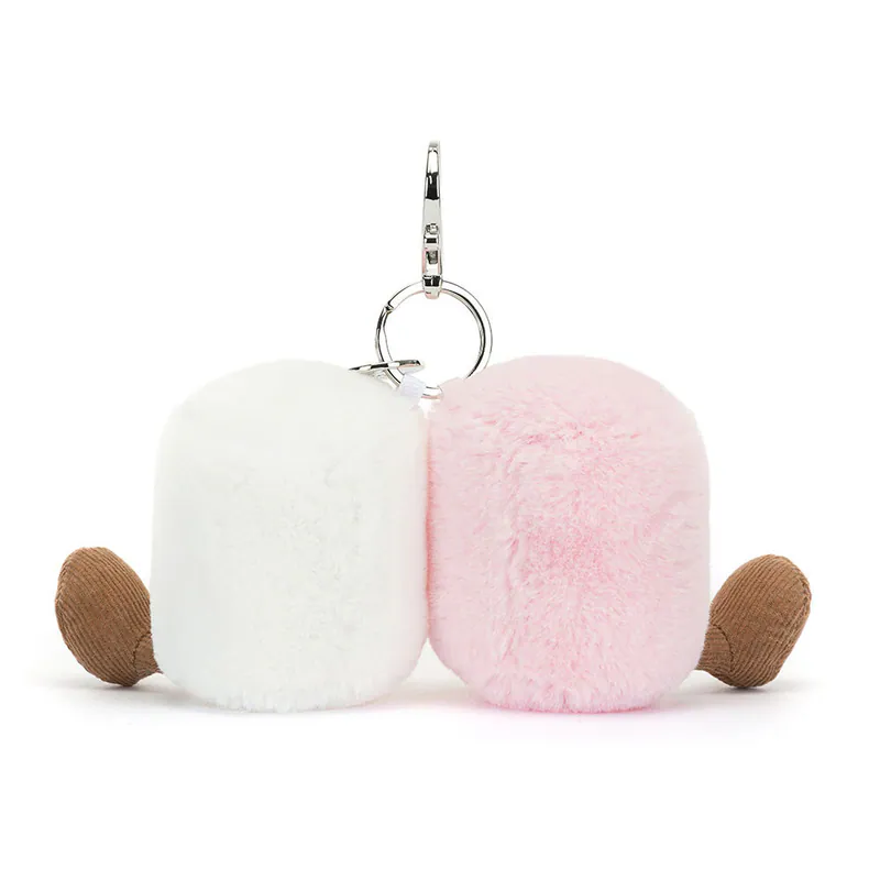 【英國】Jellycat Amuseables Pair of Marshmallows Bag Charm