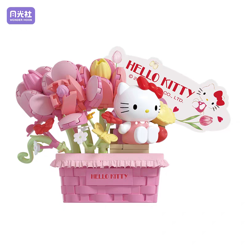 [Sanrio Characters 繁花蜜語系列] 盲盒花瓶模型積木玩具 | 件