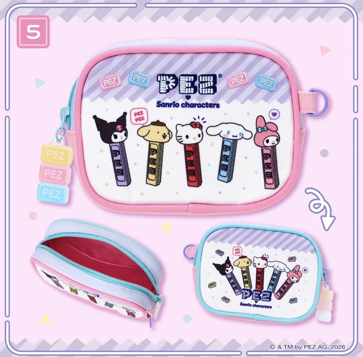 現貨｜Pez x sanrio 鑰匙扣/公仔吊飾 🍬