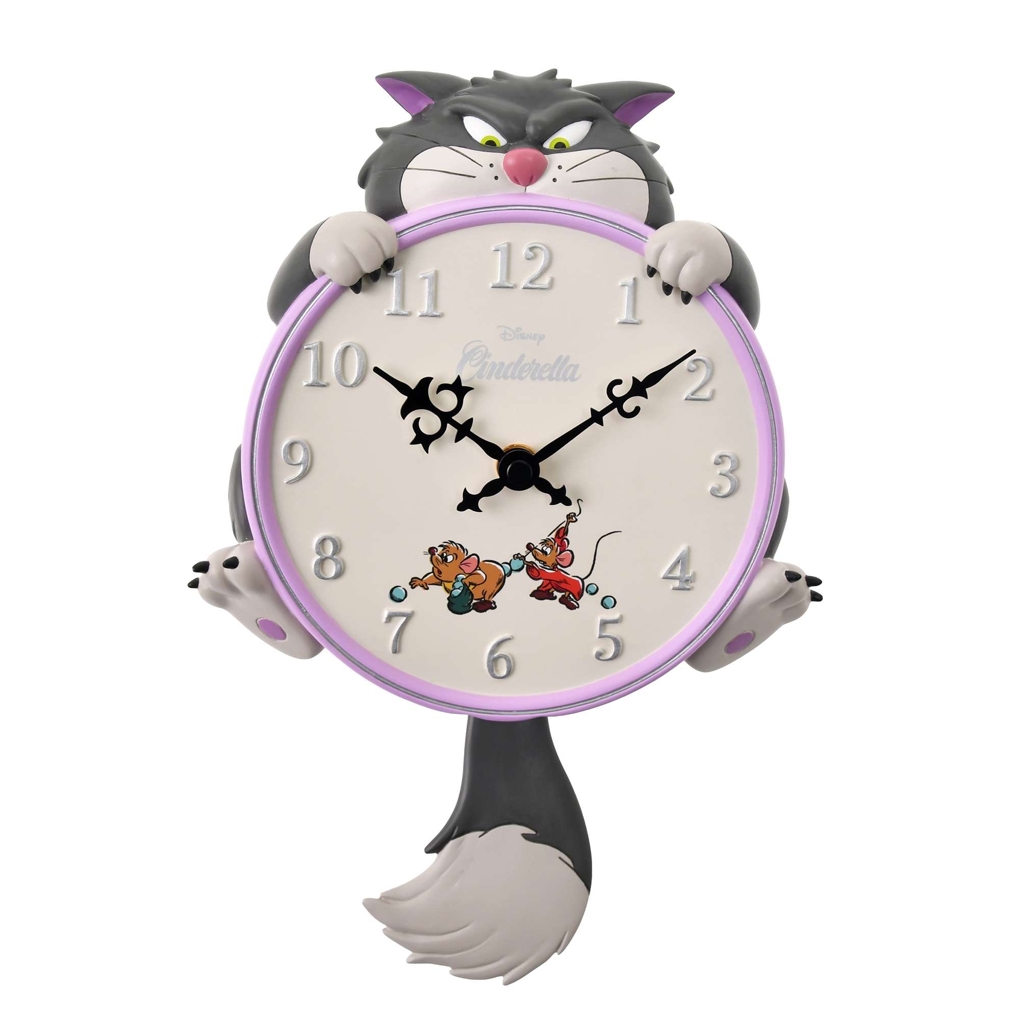  🎀【預訂】Disney Cat Day Lucifer Wall Clock 