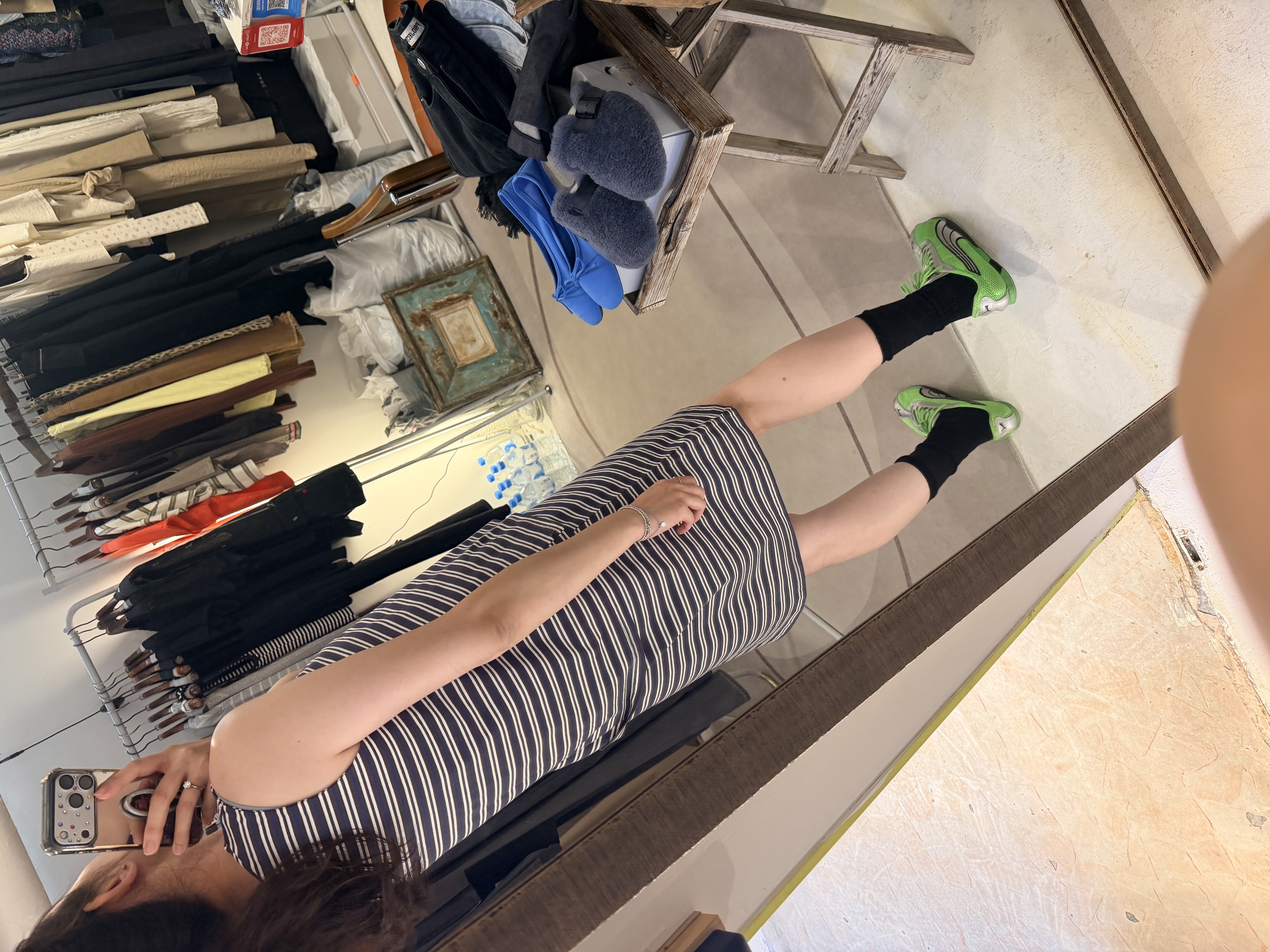 Soft cotton vest dress