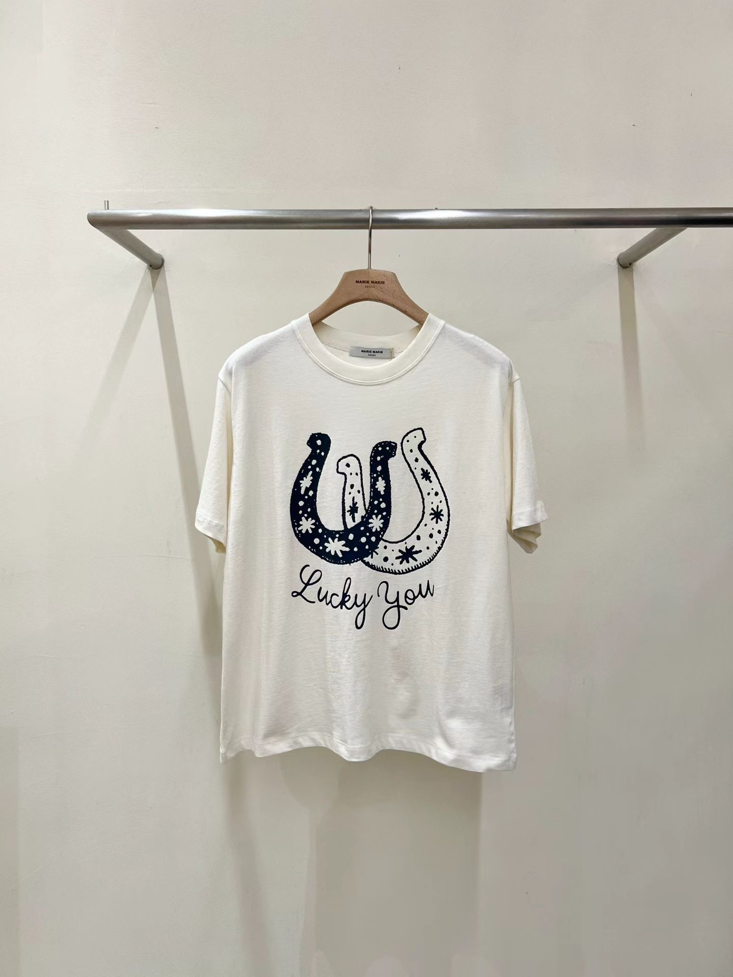 Marie馬鞍印花Tee