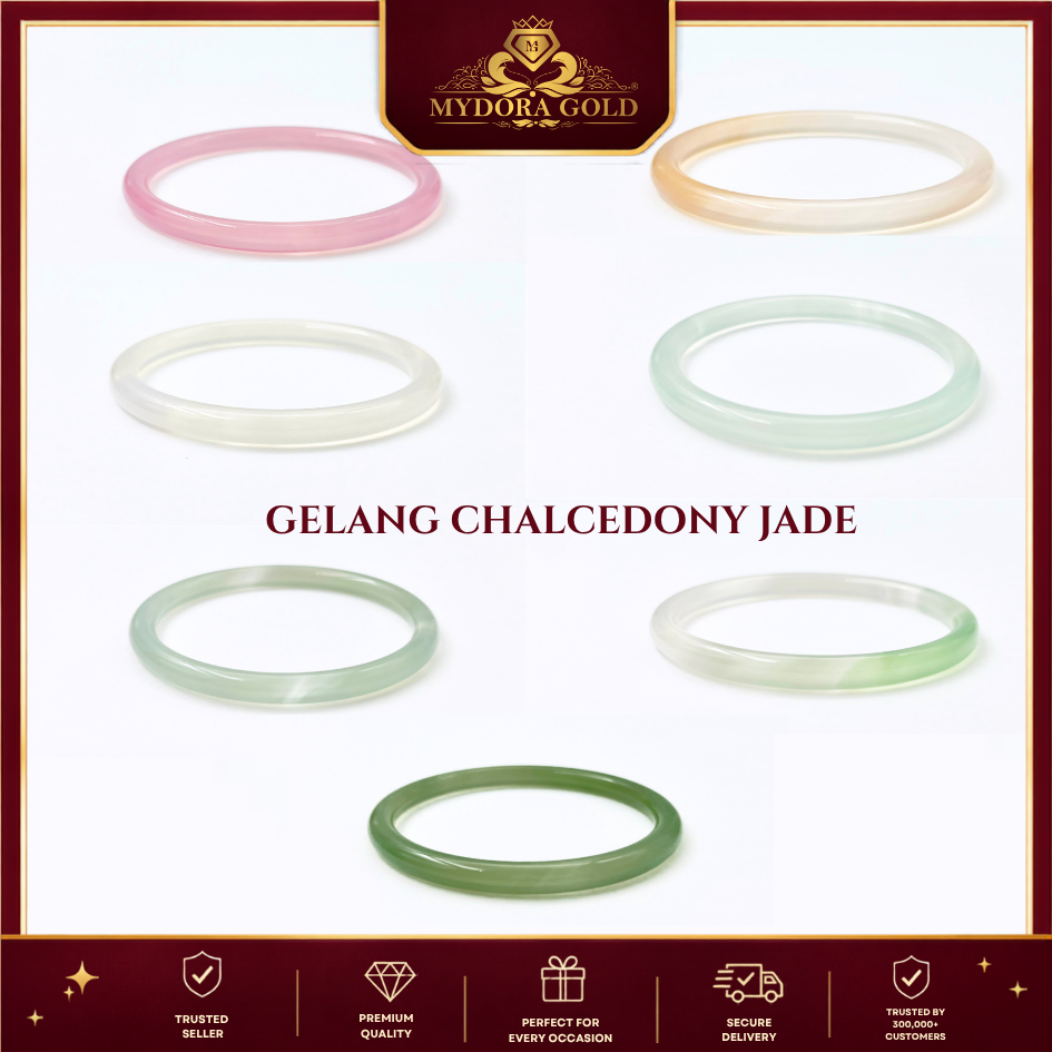 MYDORA Gelang Chalcedony Jade