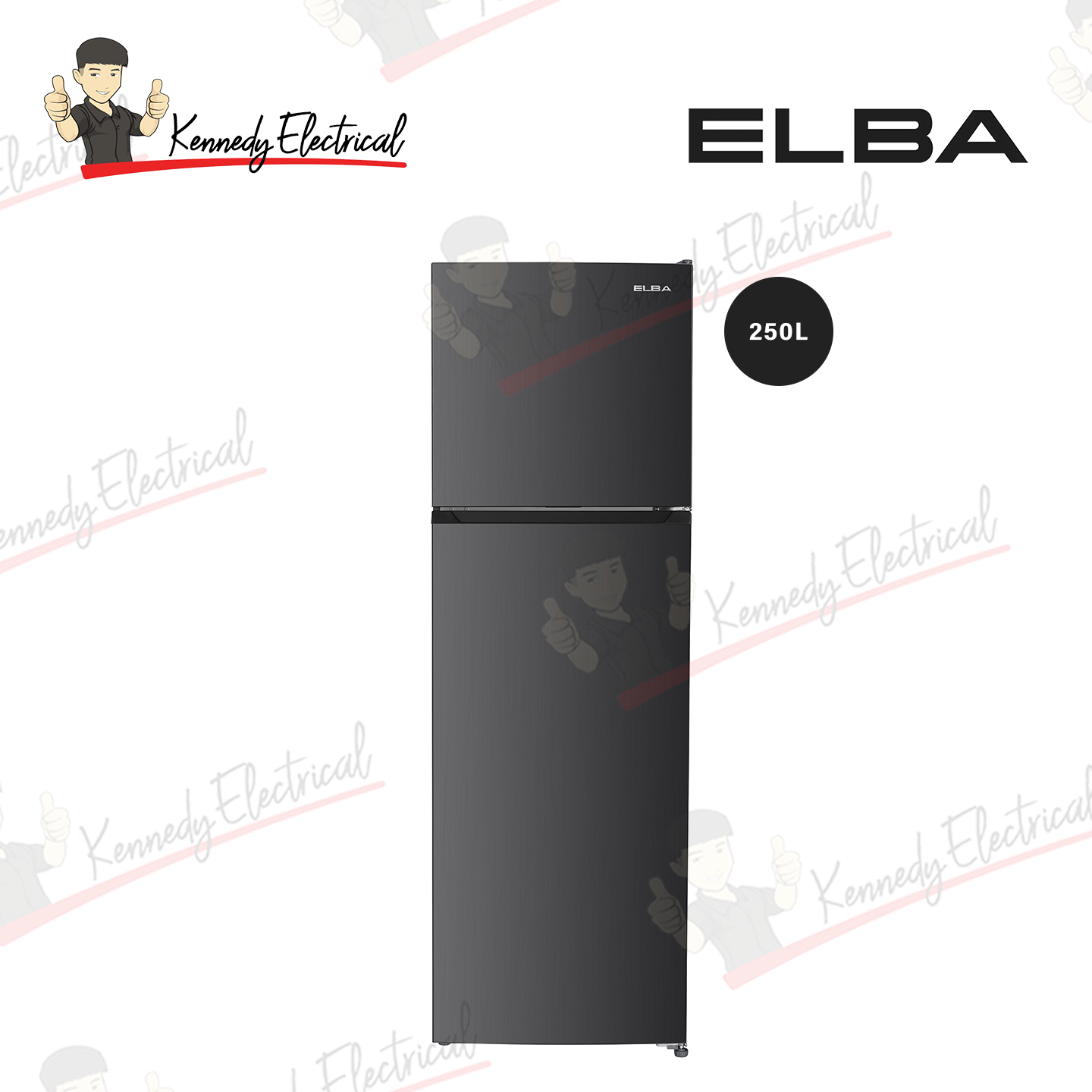 Elba 250L Top Mount Refrigerator (Silver ) ER-Q2638(SV)