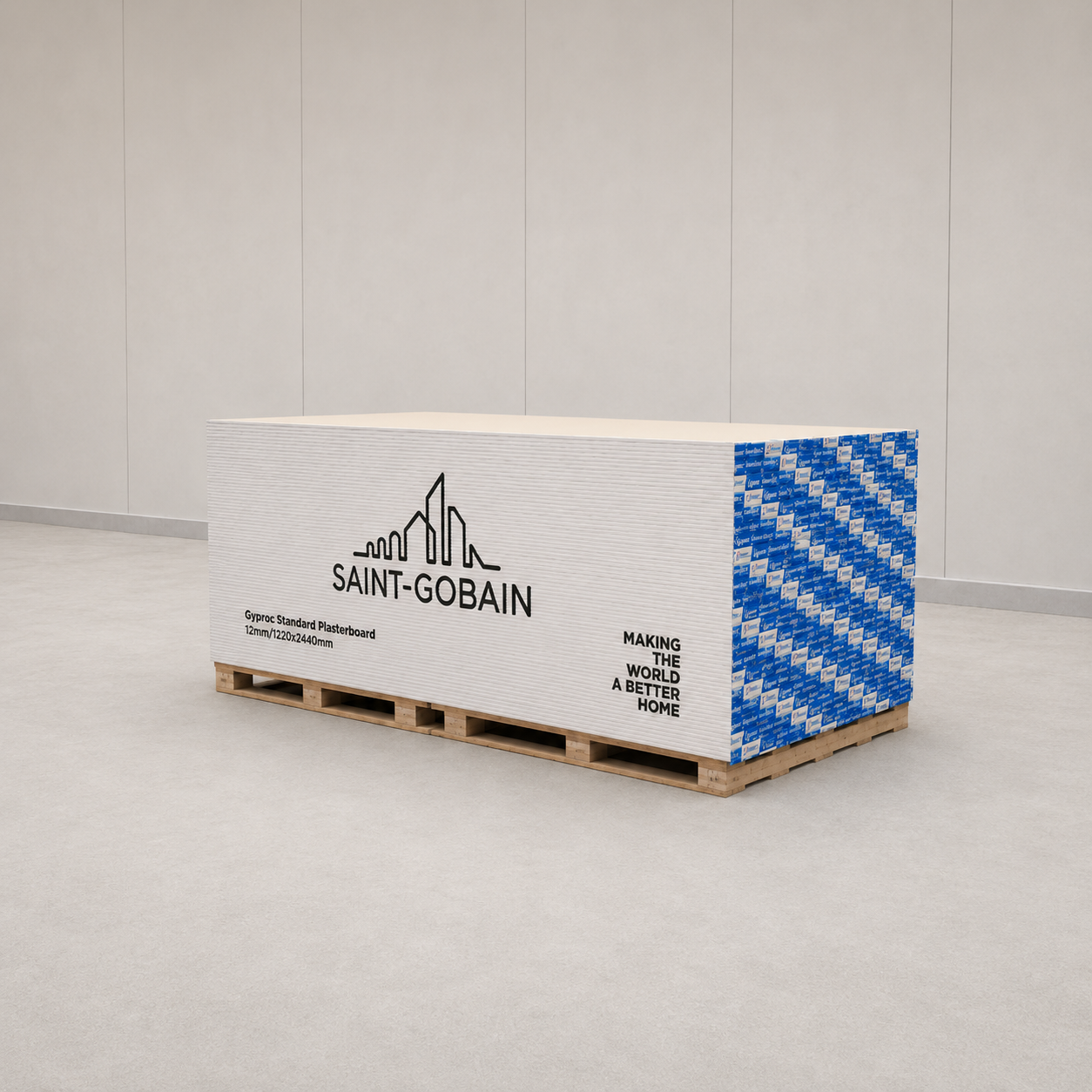 Saint-gobain 12mm 4 X 8' 石膏板