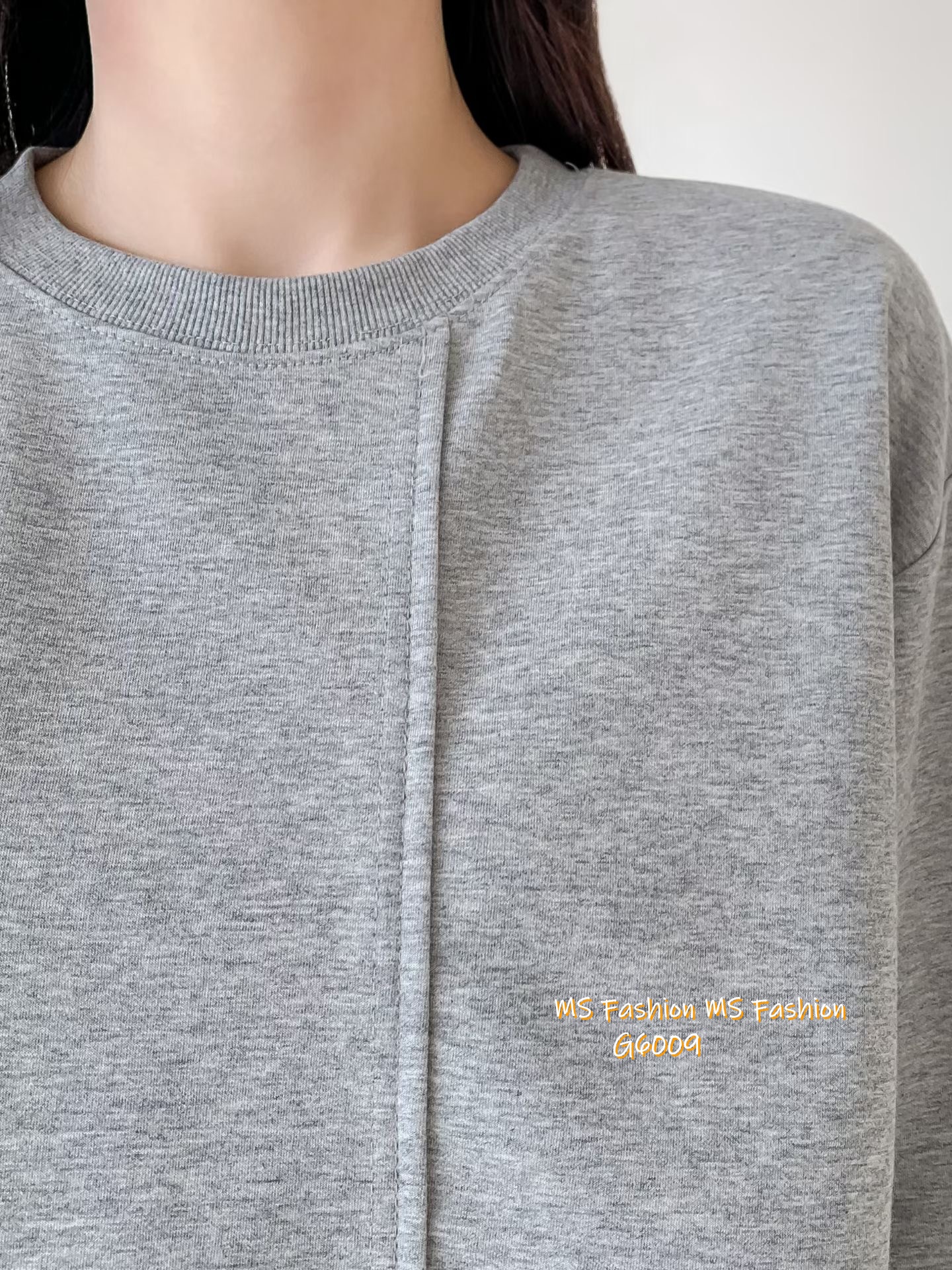 G6009 韓國🇰🇷拼色ruffle衫腳top