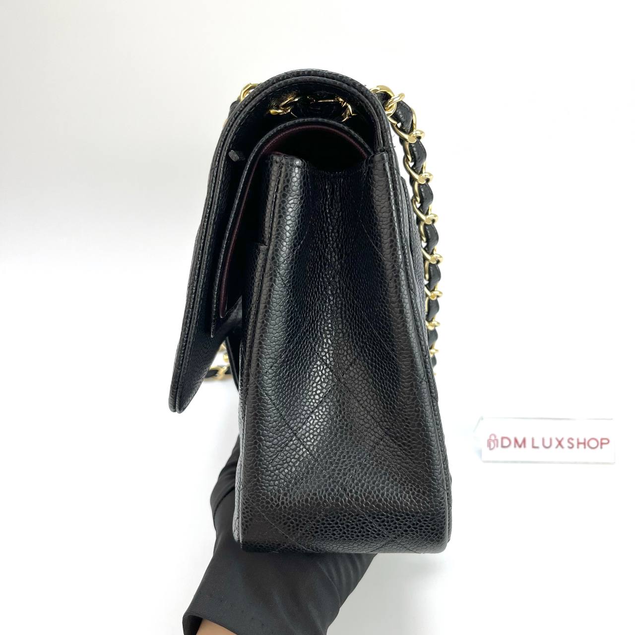 Chanel Black Caviar CF Jumbo GHW (Serial 20, Y: 2015)