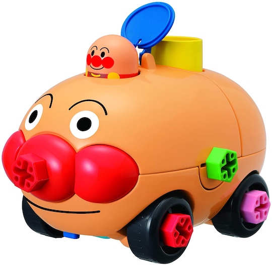 Anpanman麵包超人DIY螺絲車組裝玩具 電動螺絲刀工程車 兒童動手拼裝學習玩具