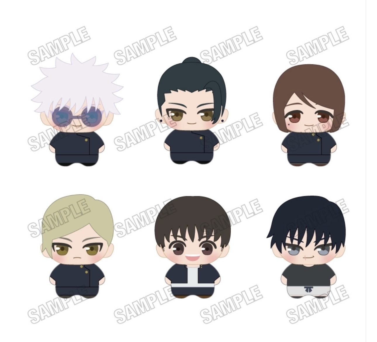 Preorder預訂9/2026年咒術迴戰5周年みにちゃむ掛飾原盒