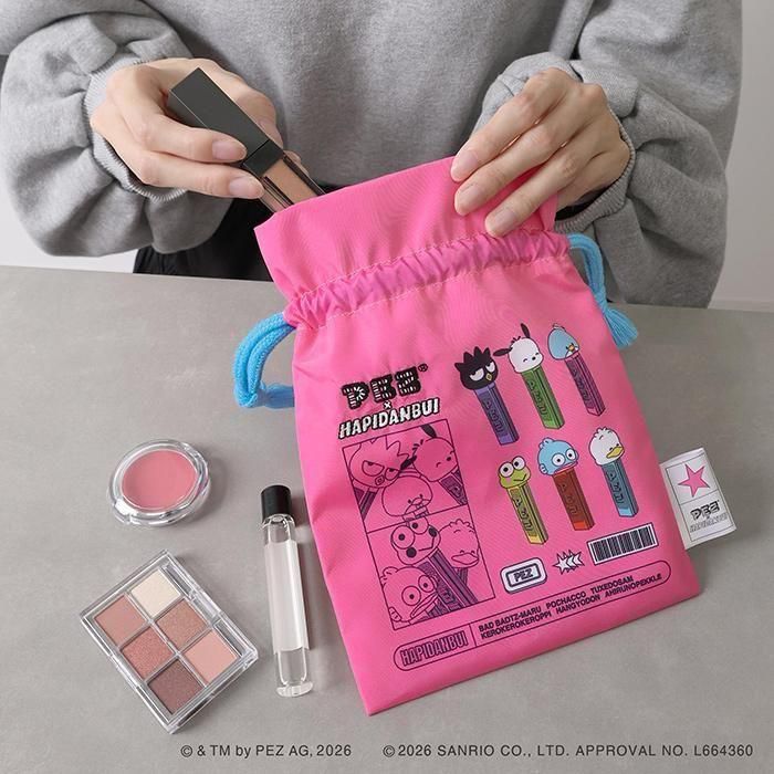 日本預訂📍日本PEZ×HAPIDANBUI得意系列 - 索繩袋