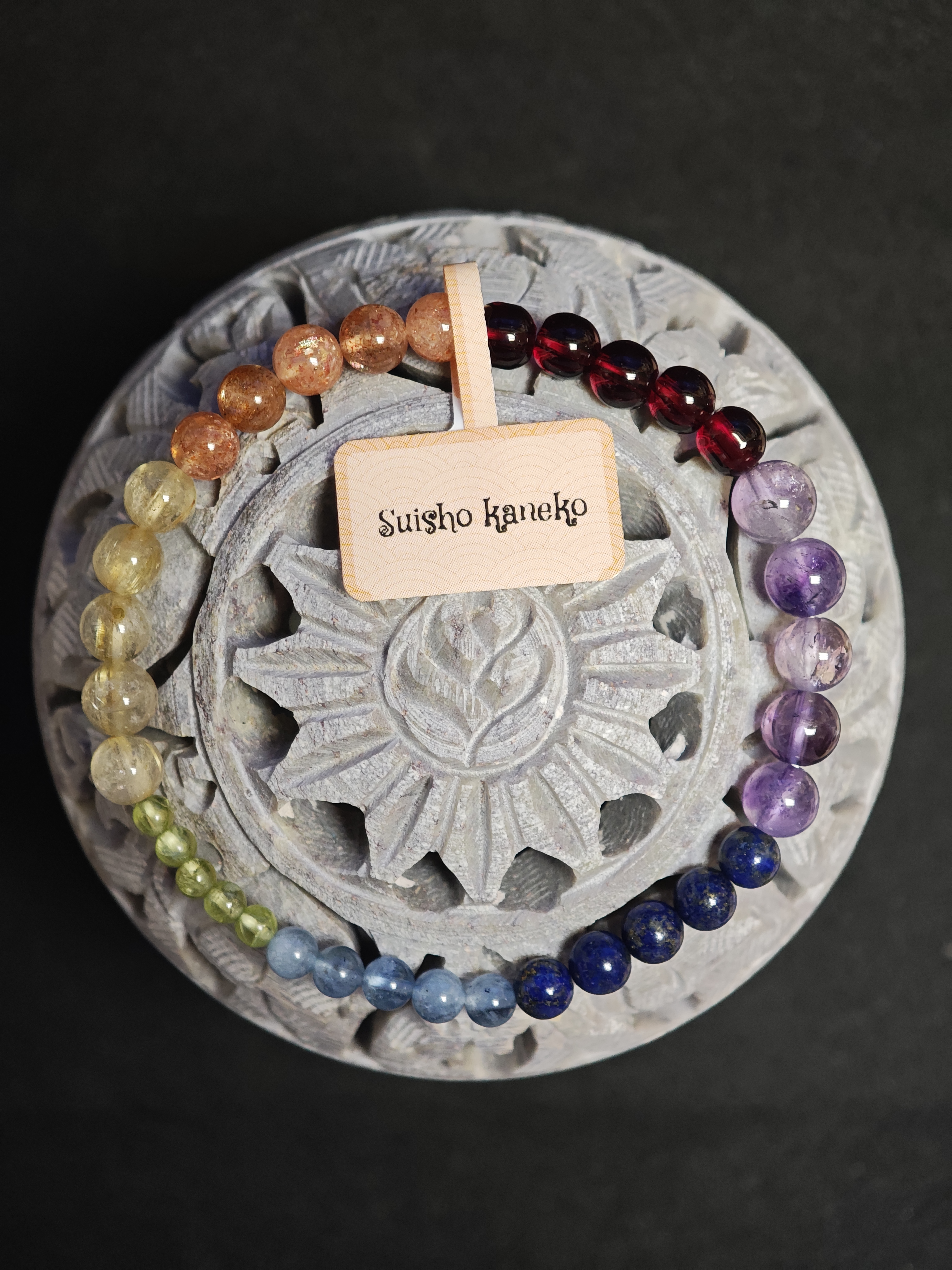 ✨新品DIY水晶手串✨✨七輪水晶✨