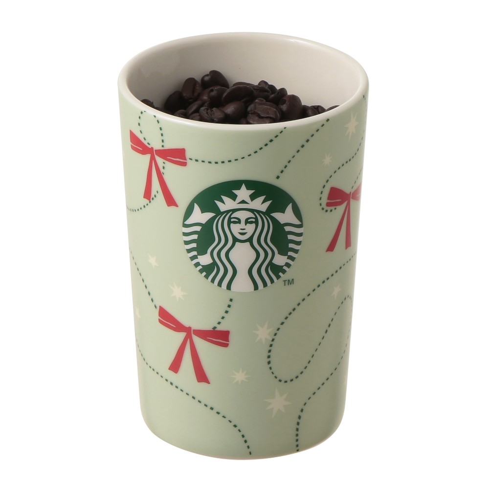 《日本 🇯🇵 STARBUCKS Colors of Holiday 聖誕系列》絲帶陶瓷 罐