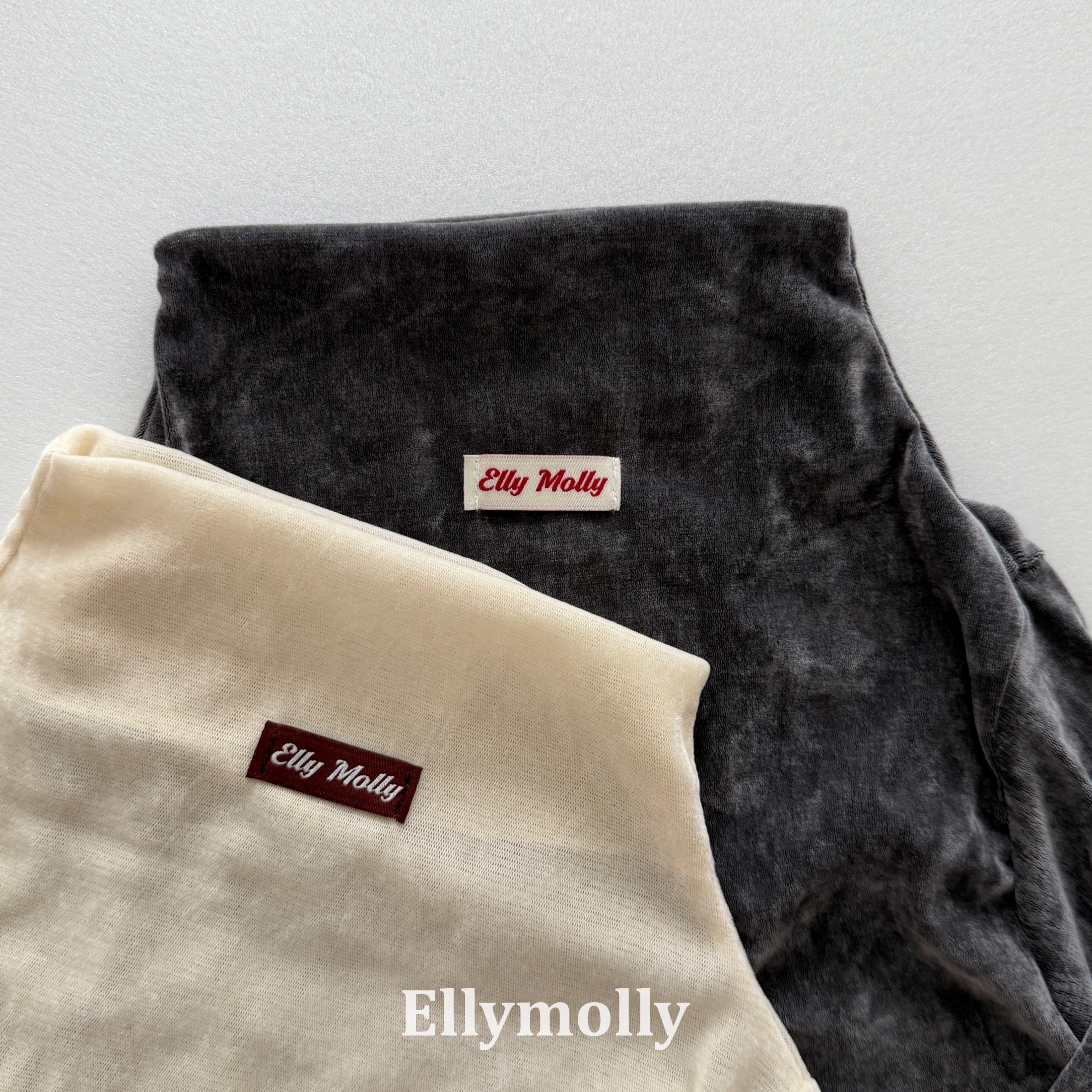 Ellymolly | Velvet Mesh Mock Turtleneck