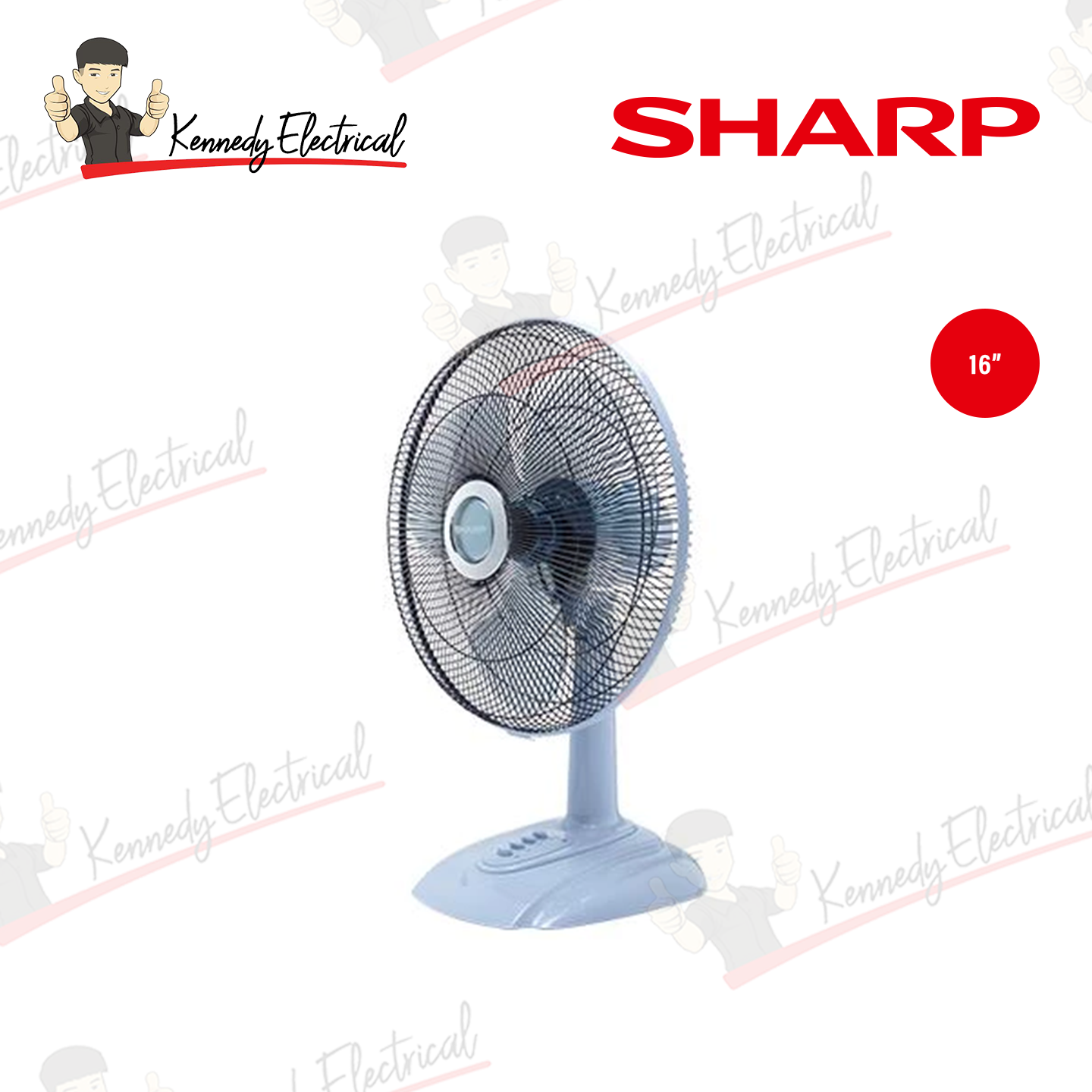 Sharp 16" Stand Fan Blue (PJT169BL)