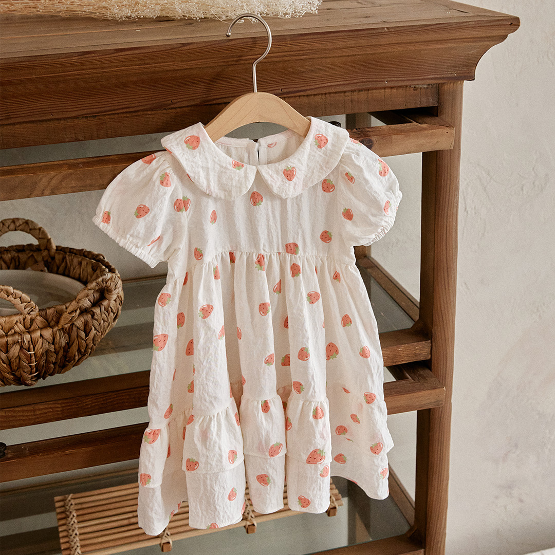 26S/S🌸DTD草莓奶油系列-飄飄連身裙