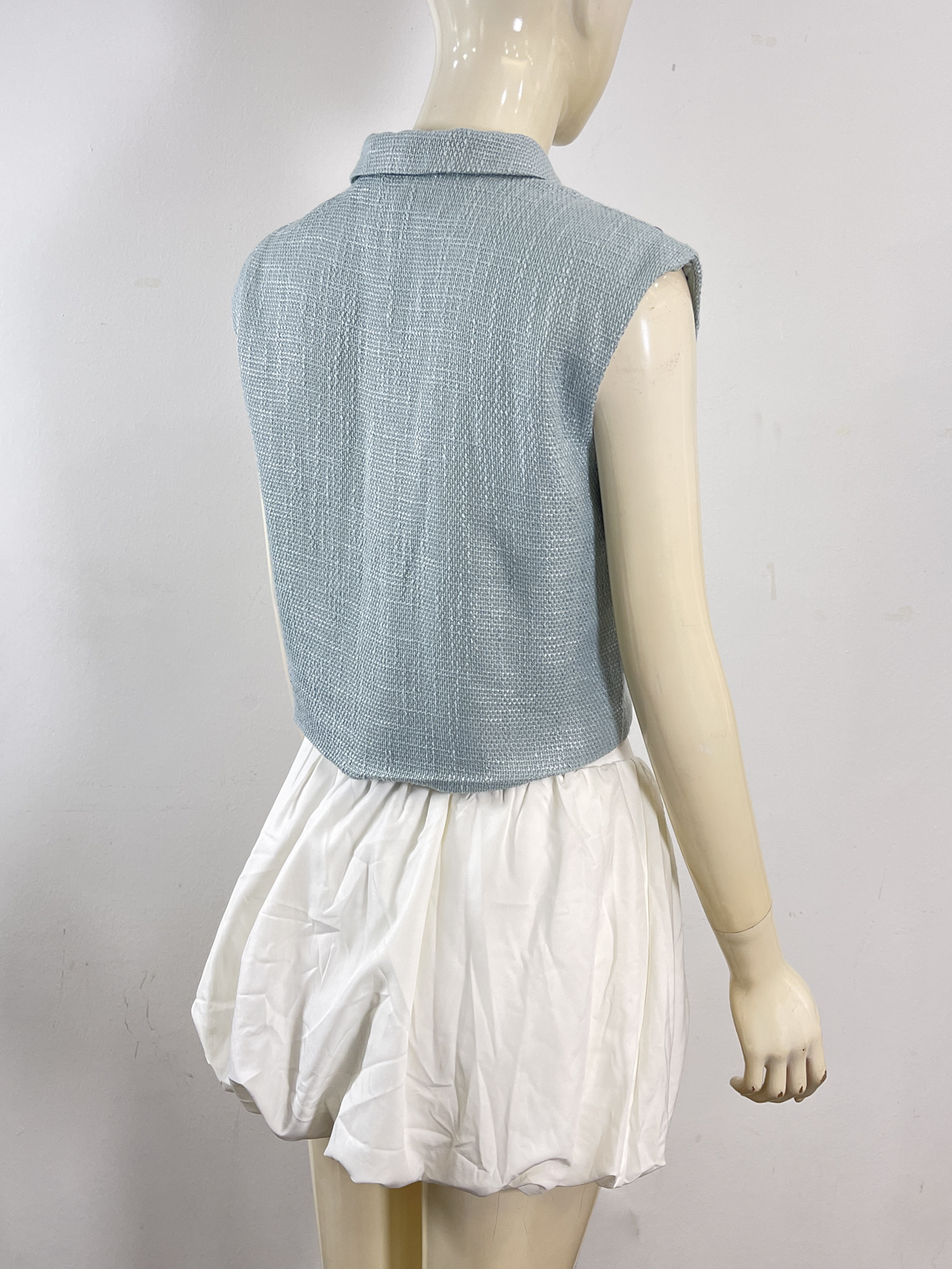 Pearl Bloom Tweed Top M98