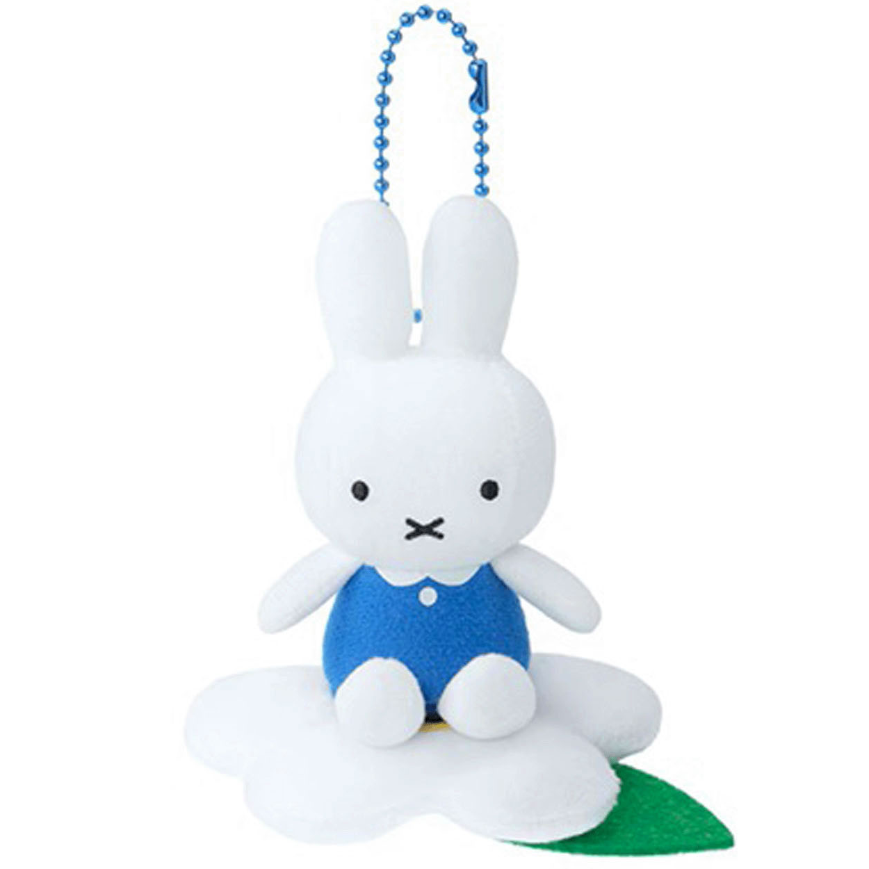 【第二輪預購7/31】Miffy - 公仔掛飾 (藍色白花坐姿款)